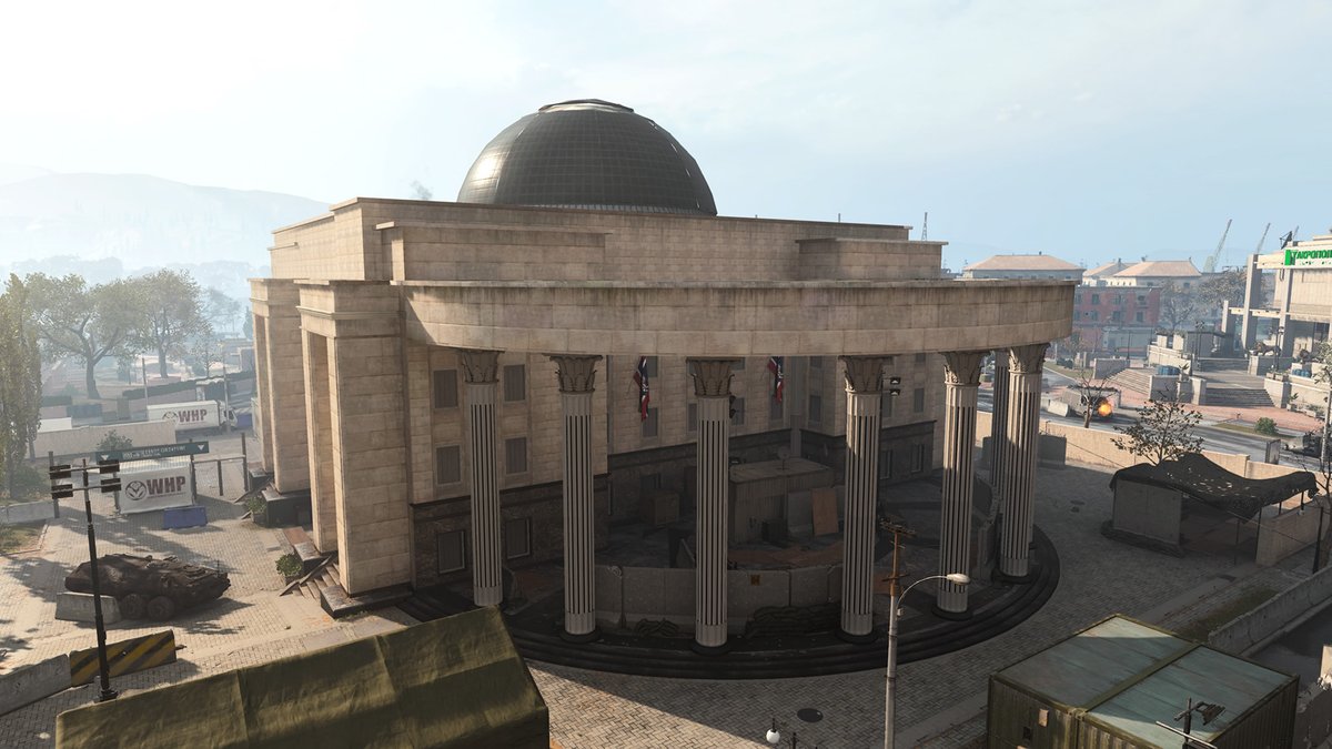 Call0fDutyWiki's tweet photo. #CODTrivia The Verdansk Parliament is inspired by the Verkhovna Rada (Ukrainian Parliament) building in Kiev. #ModernWarfare #Warzone https://t.co/t3bzYdxoij
