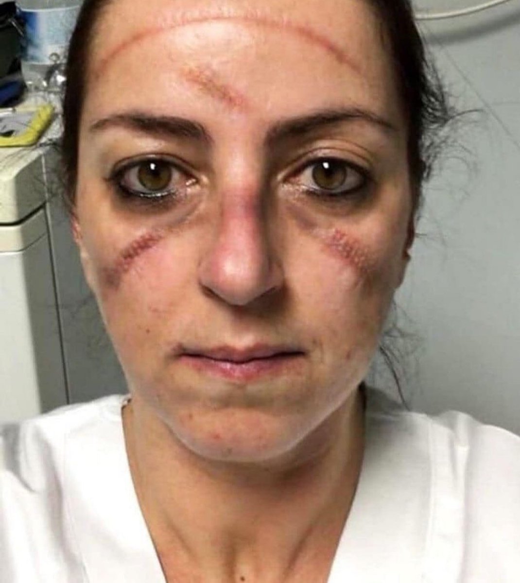 uniyums's tweet photo. These pictures are for those who consider the Corona virus a joke
these people are not patients they are doctors and nurses who are treating patients in Italy.
#LockDownPakisan 
#COVID2019 https://t.co/OD2NoAoH9b