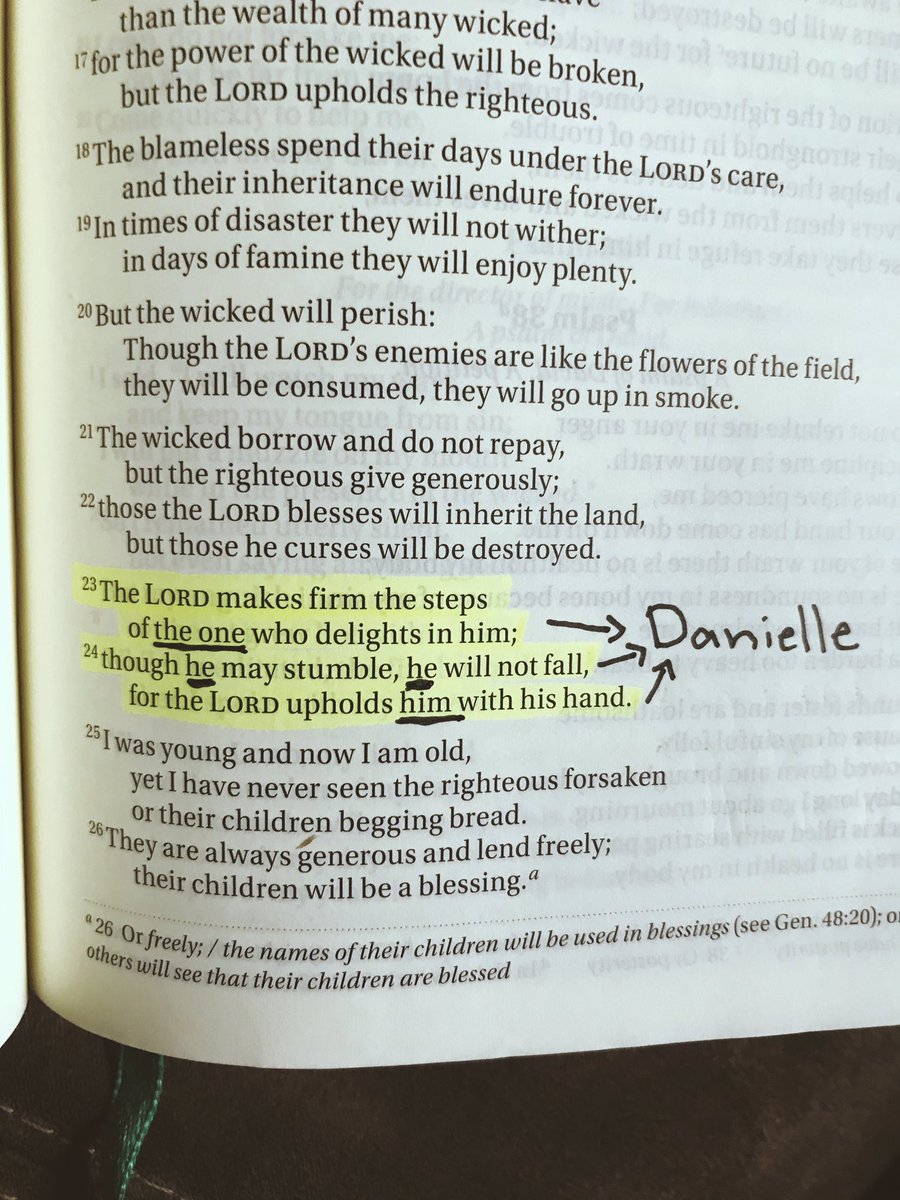 daniellecarp12's tweet photo. Replace the underlined portion with your name and find peace knowing that the Father cares for you so much! 
Psalm 37 https://t.co/43YmEIL2oS