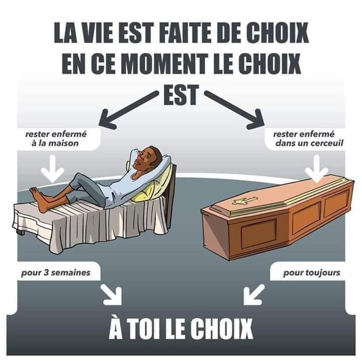 michabel02's tweet photo. Face au #COVIDー19, chacun a le choix.
#COVIDー19 
#StopCoronaVirus https://t.co/JGLrKgE48a