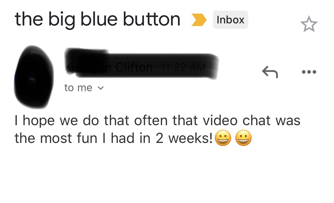 This morning I did a quick “practice” <a href="/Schoology/">Schoology</a> conference with 2 students. It was great seeing their faces and then I get this email 🤣 #hopeicanliveuptotheirexpectations