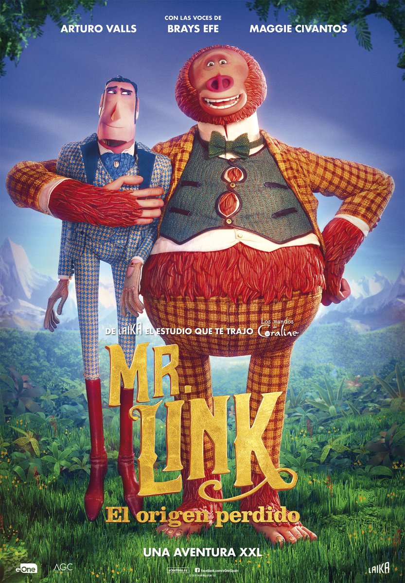 PCulpables's tweet photo. Vista #MrLink #Elorigenperdido una estupenda cinta de animación stop motion con la calidad a la que nos tiene acostumbrados Laika Studios. Tremendamente divertida, visualmente espectacular y con unos fantásticos diálogos. Muy recomendable como todo lo que sale de estos estudios. https://t.co/jVnZ2W2d5w