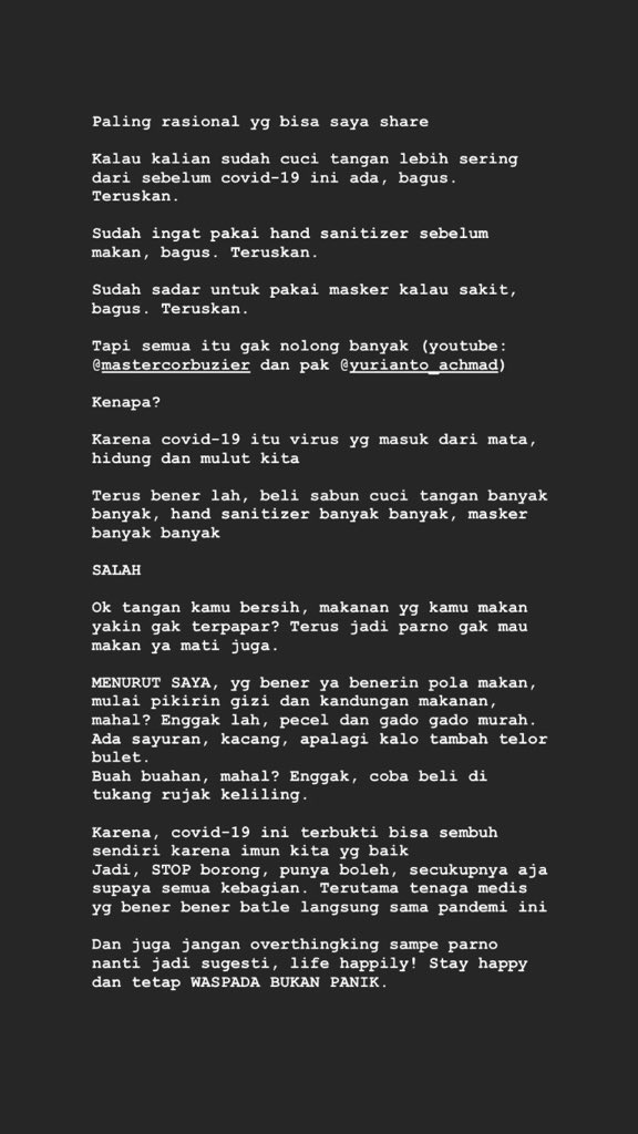 tarsoek's tweet photo. #gardadepan #harustetapsehat https://t.co/SQ4jbOfJ5f