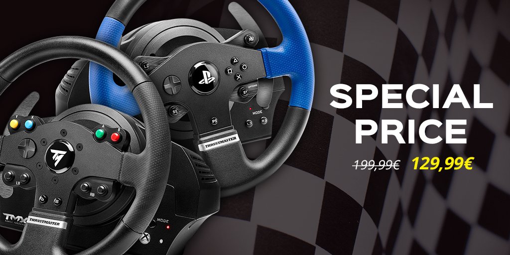 Thrustmaster Official on Twitter: "🏁 Enjoy a very SPECIAL price on the T150 Force Feedback and TMX Force from March 21st to 28th and experience EVERY racing to the fullest!