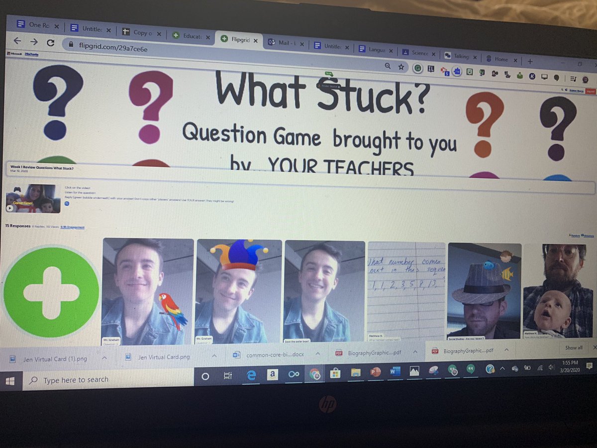 Staying connected through it all! Fun @Flipgrid trivia review game for our students to enjoy when at home...featuring all of their teachers! ☺️#allinforalbany #committedtothem #stayconnected