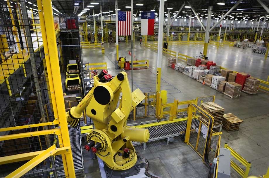 Robots don’t get #coronavirus or pee or sleep. Bet Amazon’s Bezos is jockeying for some sweet federal aid to replace warehouse workers when #COVID20 hits