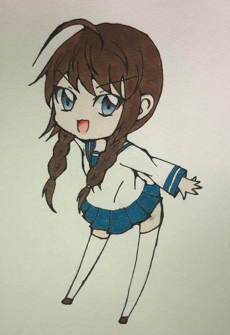 可愛い女の子のイラストのtwitterイラスト検索結果 古い順