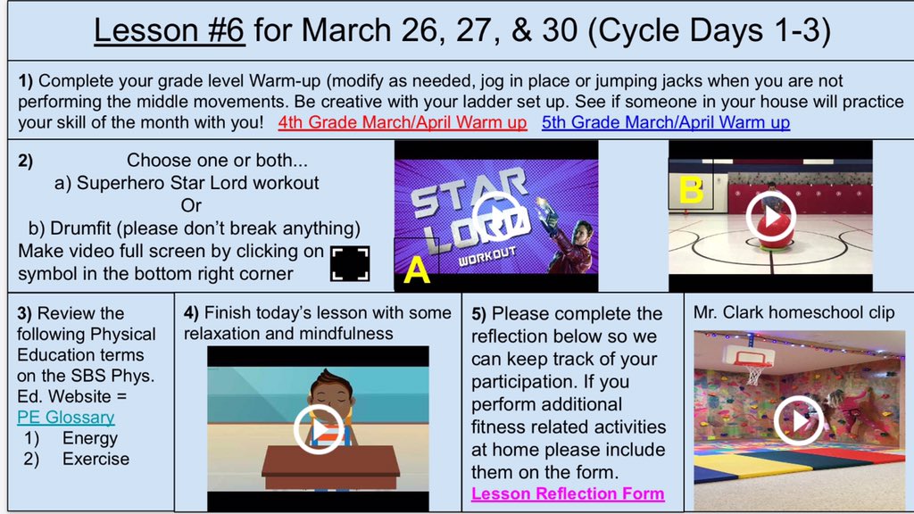 stonybrookpe's tweet photo. #PEatHome #physed google slide template we created. Many familiar faces making appearances = @physedreview @CoachPirillo @GH__Fitness &amp; more. Thanks for creating great resources to help Ss be successful at home! Ss compete google form when finished to provide us some data &amp; input https://t.co/OZhVUAnMWz