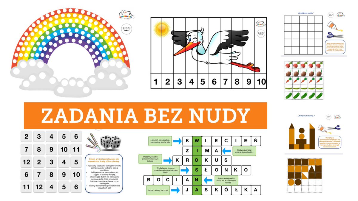 kodowanienadyw's tweet photo. #ZadaniaBezNudy na czas #ZostajęWdomu #KodowanieNaDywanie #UczymyDzieciProgramować https://t.co/mSIfBNoC9e https://t.co/pHKut3oz1u