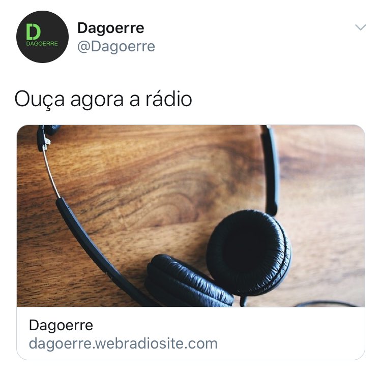 Dagoerre's tweet photo. Ouça a rádio #Dagoerre https://t.co/GD9SWrJn5r https://t.co/murH7Cpwmy