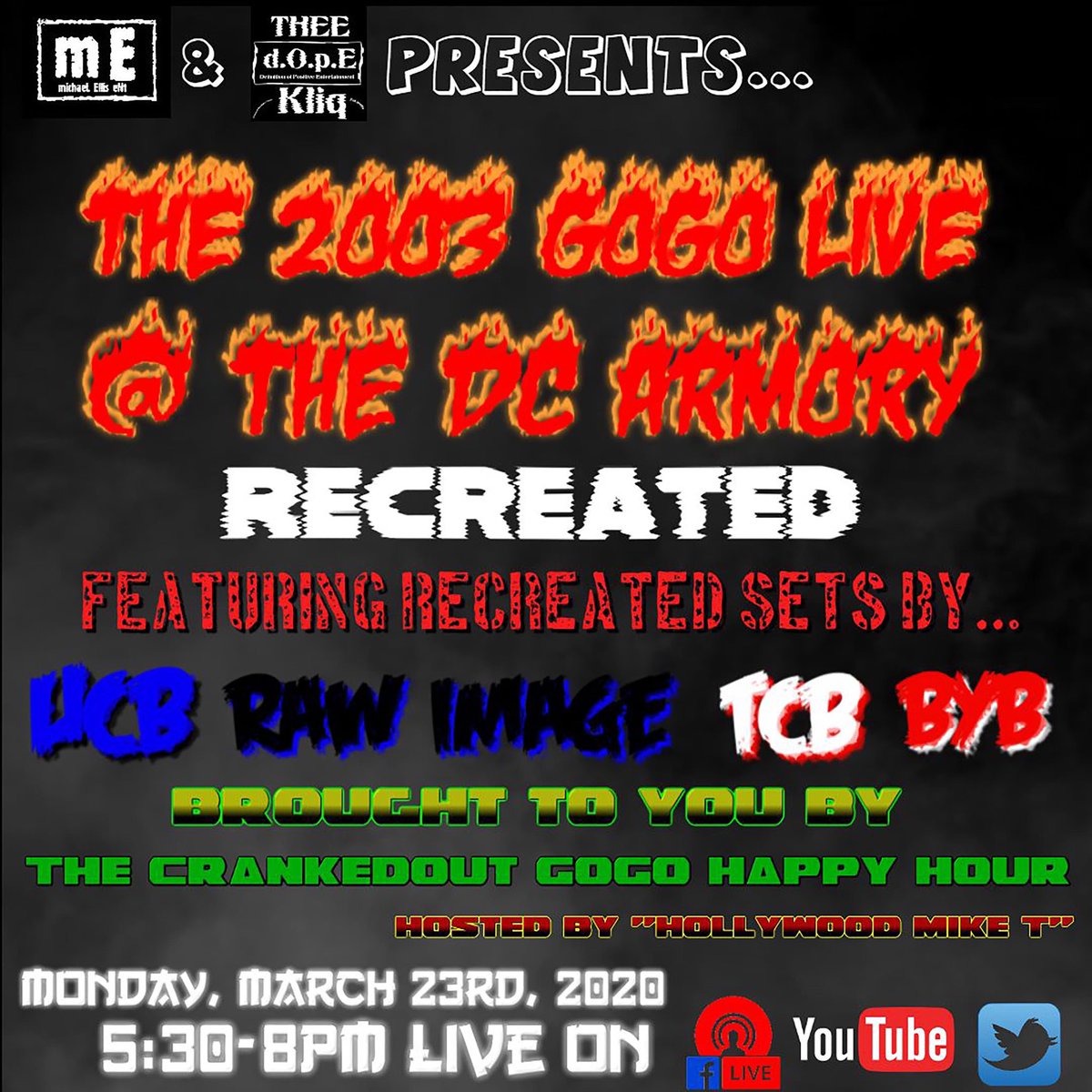 CoachDrip_MikeT's tweet photo. Tune in tomorrow #WeLoveGoGo #GoGoWorldWide #Dopekliq https://t.co/CKB30X6uop