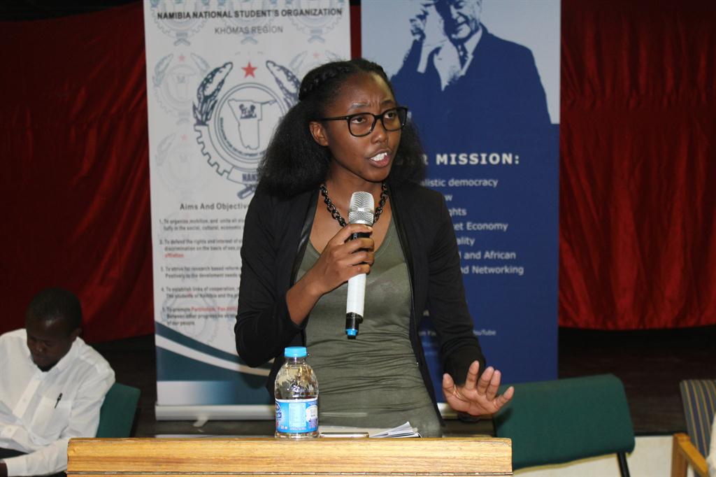 NewEraNewspaper's tweet photo. At 23, Emma Theofilus becomes the youngest MP and deputy minister. She is now the deputy minister of information and communication technology. https://t.co/91Yn1haySK