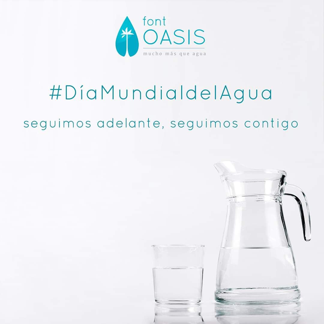 FontOasis's tweet photo. Más de un tercio de la población mundial no goza de los servicios de agua potable segura, lo que se traduce a más de 2.000 millones de personas que no reciben el agua de calidad en sus hogares.

#DíaMundialdelAgua #fontoasis #aguamallorca #muchomasqueagua https://t.co/bSuV4EYOR4
