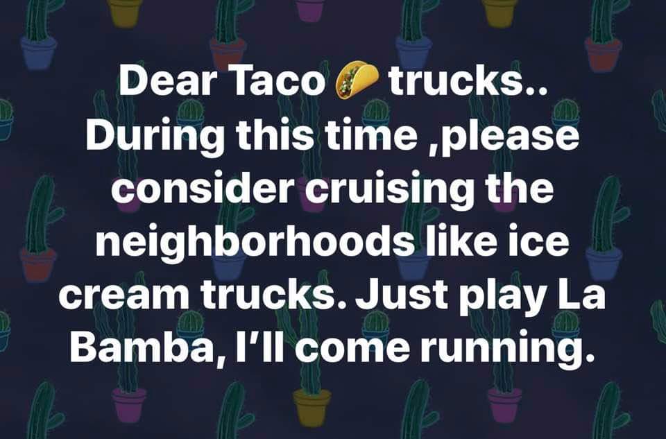 Source unknown, but we wholehoggedly agree.