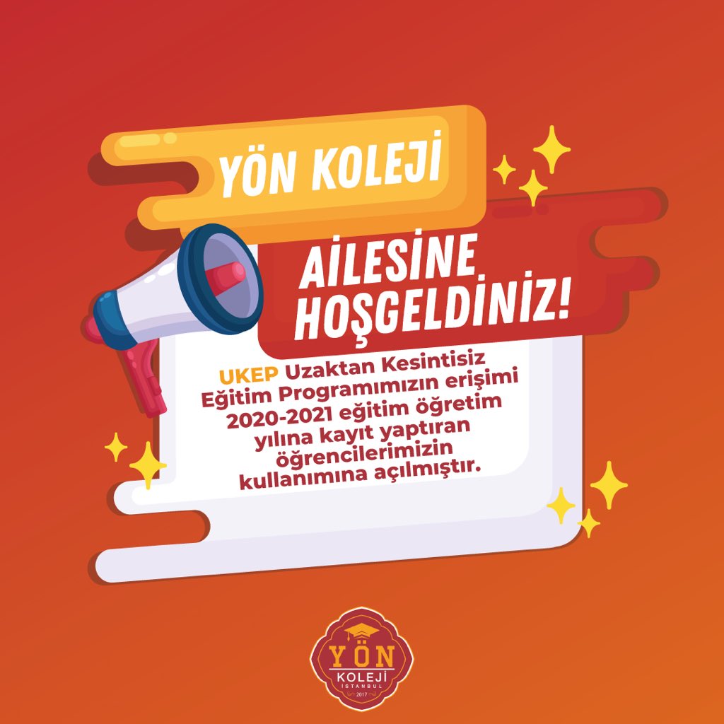 YonKoleji's tweet photo. UKEP Uzaktan Kesintisiz Eğitim Programımızın erişimi 2020-2021 eğitim öğretim yılına kayıt yaptıran öğrencilerimizin kullanımına açılmıştır. #yönkoleji #ukep #uzaktaneğitim https://t.co/NptI7XagZp