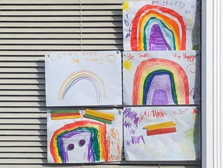 🌈Build Rainbows bridges 🌈 

Kids at home? Ignite their creativity and community spirit by making a rainbow and displaying it in your window to show solidarity for people around the world 
<a href="/XRHackney/">Extinction Rebellion Hackney 🚲🐝🌱</a> <a href="/XRFamilies/">Extinction Rebellion Families</a>
facebook.com/groups/8278126…
#rainbowbridge #rainbowworld