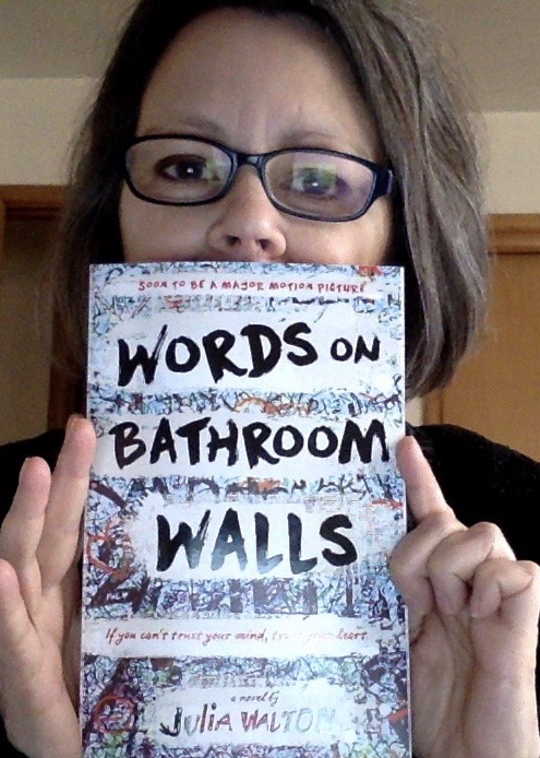 Book 4 - Words on Bathroom Walls by Julia Walton. I LOVED this book. Adam is a junior in high school living with schizophrenia. He tells his story with honesty and humor. I highly recommend.  @JWaltonwrites