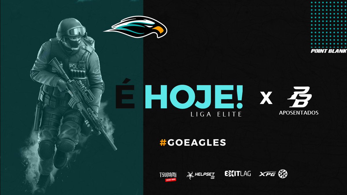 NewEaglesTeam's tweet photo. [PB MASC]

Vamos de 13ª temporada do CNPB e nossa equipe quer continuar com as vitórias. Nosso game será o segundo então stay home e venham conosco:

🏆Campeonato Nacional de Point Blank Ongame
⚔️ APOSENTADOS
⏰20h00
 🎥https://t.co/mzBWkEiS3H

JUNTOS SOMOS GIGANTES!

#GoEagles🦅 https://t.co/LHa1qFJIjJ