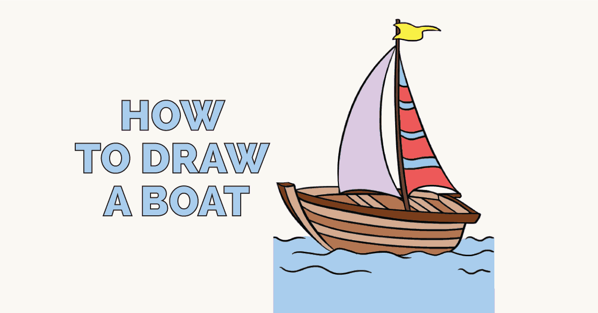 Yacht Drawing Tutorial - How to draw Yacht step by step