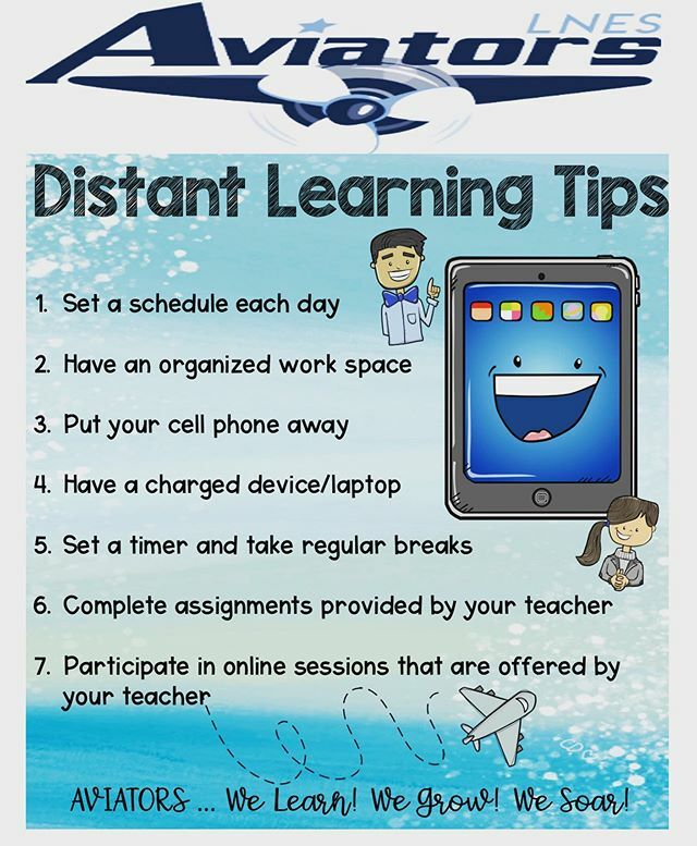lnes_aviators's tweet photo. Here are Distant Learning Tips our Aviators can be aware of as we start our official learning on Tuesday, March 24th.  Thanks @capovirtual for the ideas!  #capoinsider 
#capounified #cusd #distantlearning #LNES #lnesaviators #welearnwegrowwesoar https://t.co/FyqLFSi4iS https://t.co/hB1TaNEwjT