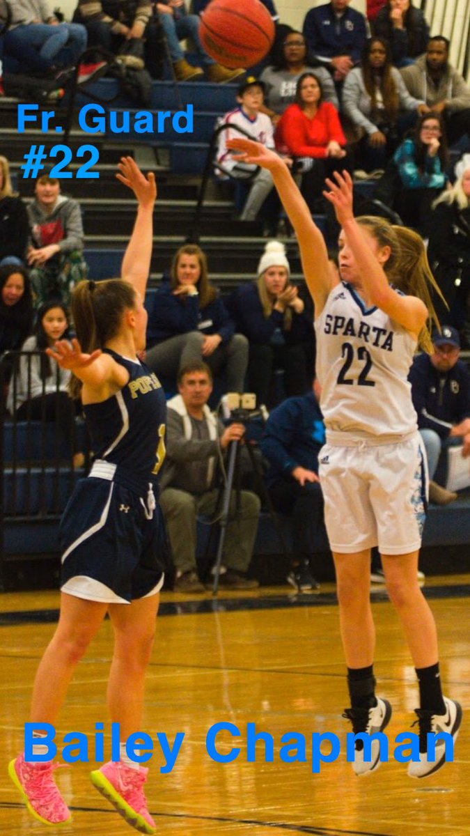 Sparta Girls Basketball (@spartagirlsbb) on Twitter photo Congrats to <a href="/bailey22chapman/">bailey chapman</a> for being selected to 2nd team All-NJAC National Division, making the HWS All-Tourney team and making the NJ State list of most 3-point shots made! Your grit, determination, and momentum changing shots boosted this team all season long! Congrats to <a href="/bailey22chapman/">bailey chapman</a> for being selected to 2nd team All-NJAC National Division, making the HWS All-Tourney team and making the NJ State list of most 3-point shots made! Your grit, determination, and momentum changing shots boosted this team all season long!