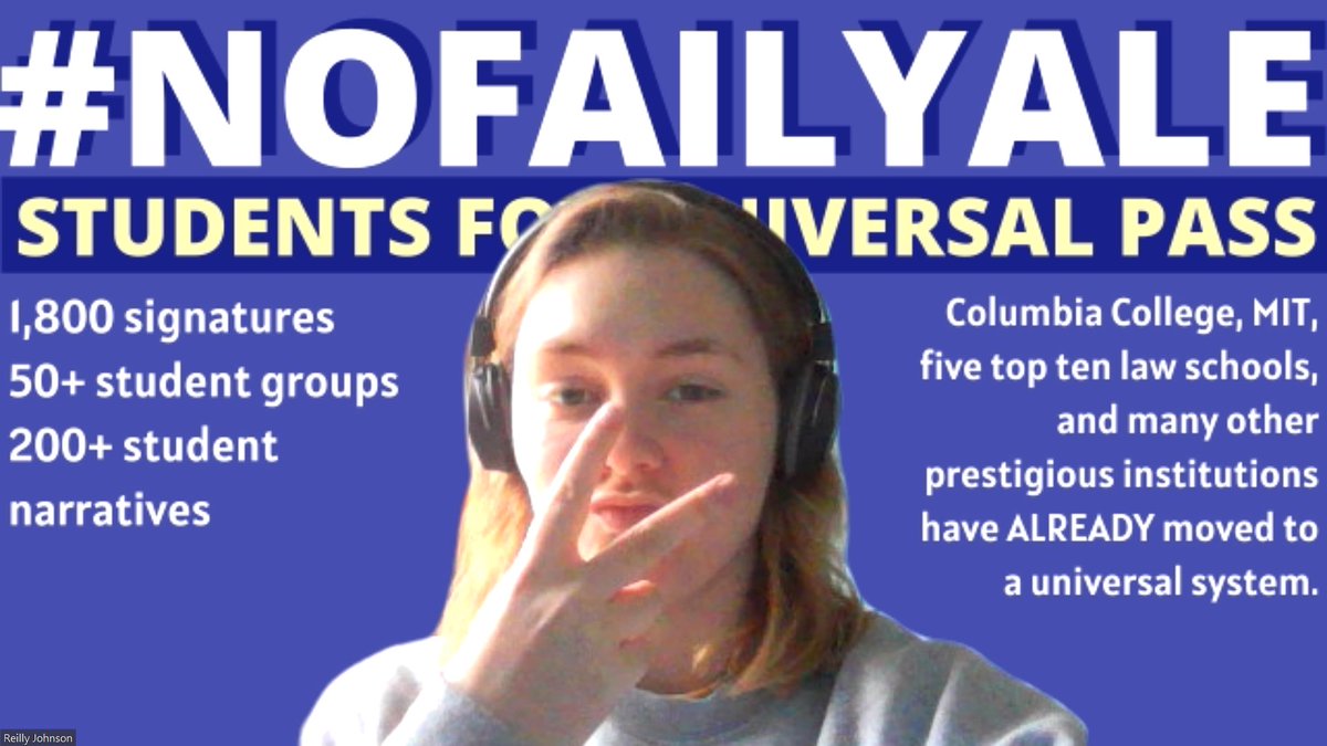 NoFailYale's tweet photo. IF you go to class tomorrow, you better show up with this on your background. #NoFailYale https://t.co/0Z0WvzXklf
