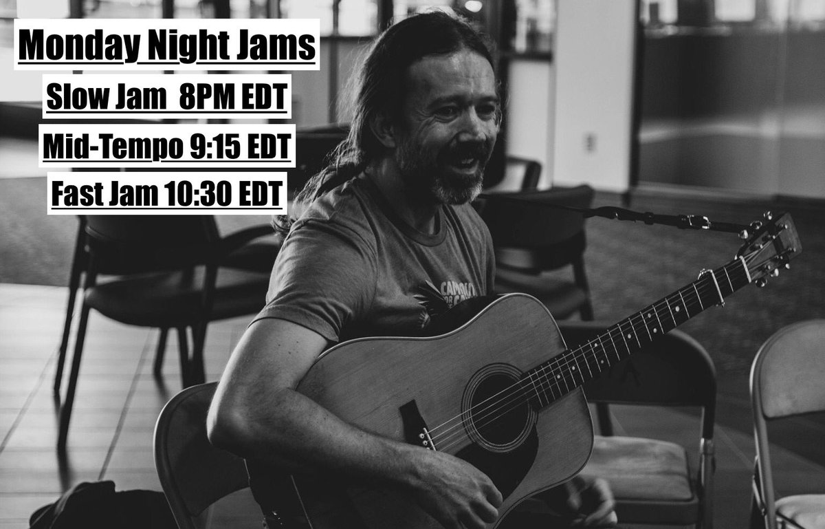 tylerguitar's tweet image. How bout a Monday night Bluegrass Jam? I'll have a click track, my guitar, and a list of easy standards to back you up. Play along LIVE on any instrument! At facebook.com/tylerguitar
Slow Jam - 8PM EDT
Mid-Tempo 9:15 
Fast Jam 10:15
#BluegrassJam #VirtualJam #Flatpicking #SlowJam