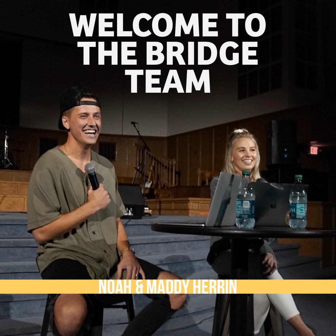 TheBridgeGA's tweet image. We are so excited to announce and welcome Noah and Maddy Herrin to The Bridge Community Church Team! Their talents, gifts, anointing and ministry experience are going to be a tremendous blessing to our Bridge family and community. We are excited about the future and to celebrate!