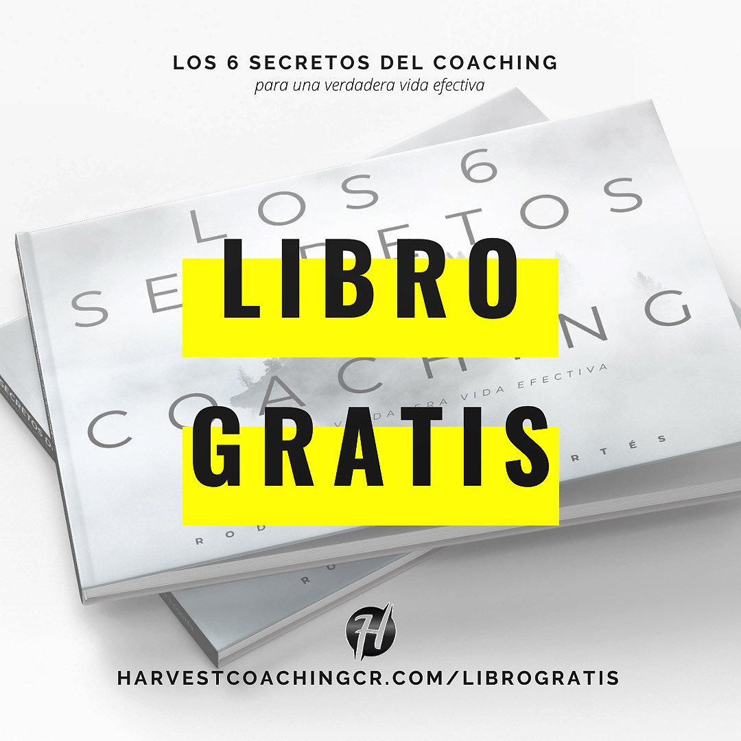 Estoy regalando un libro, por si alguien quiere. harvestcoachingcr.com/librogratis