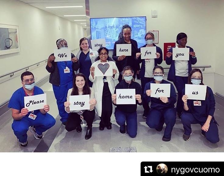 nyphospital's tweet photo. #ThankYou to @NYGovCuomo for joining us in honoring #NYP's amazing #HealthcareHeroes! https://t.co/HX2UjRWgva CC: @WeillCornell, @ColumbiaMed ❤️ https://t.co/4cT7zTJzyY