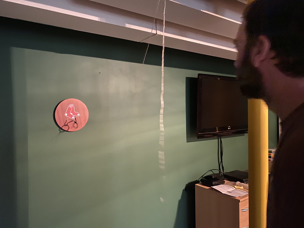 s1posterwife's tweet photo. @RedSox .@onewallcinema and I moved last weekend so we’ve been getting the room set up. #BoredWithoutBaseball ❤️⚾️ https://t.co/hNGykuV4R7