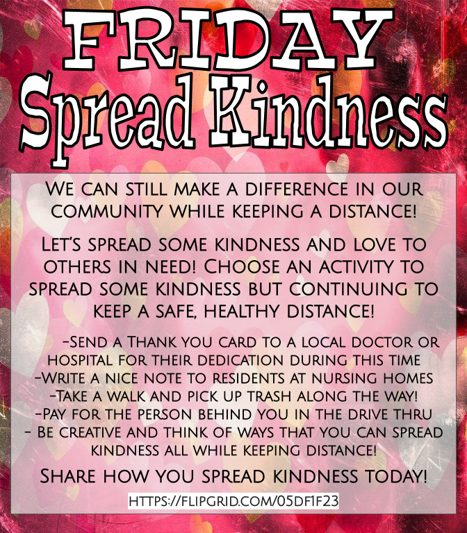 Virtual Spirit Week cont...  #BeActon