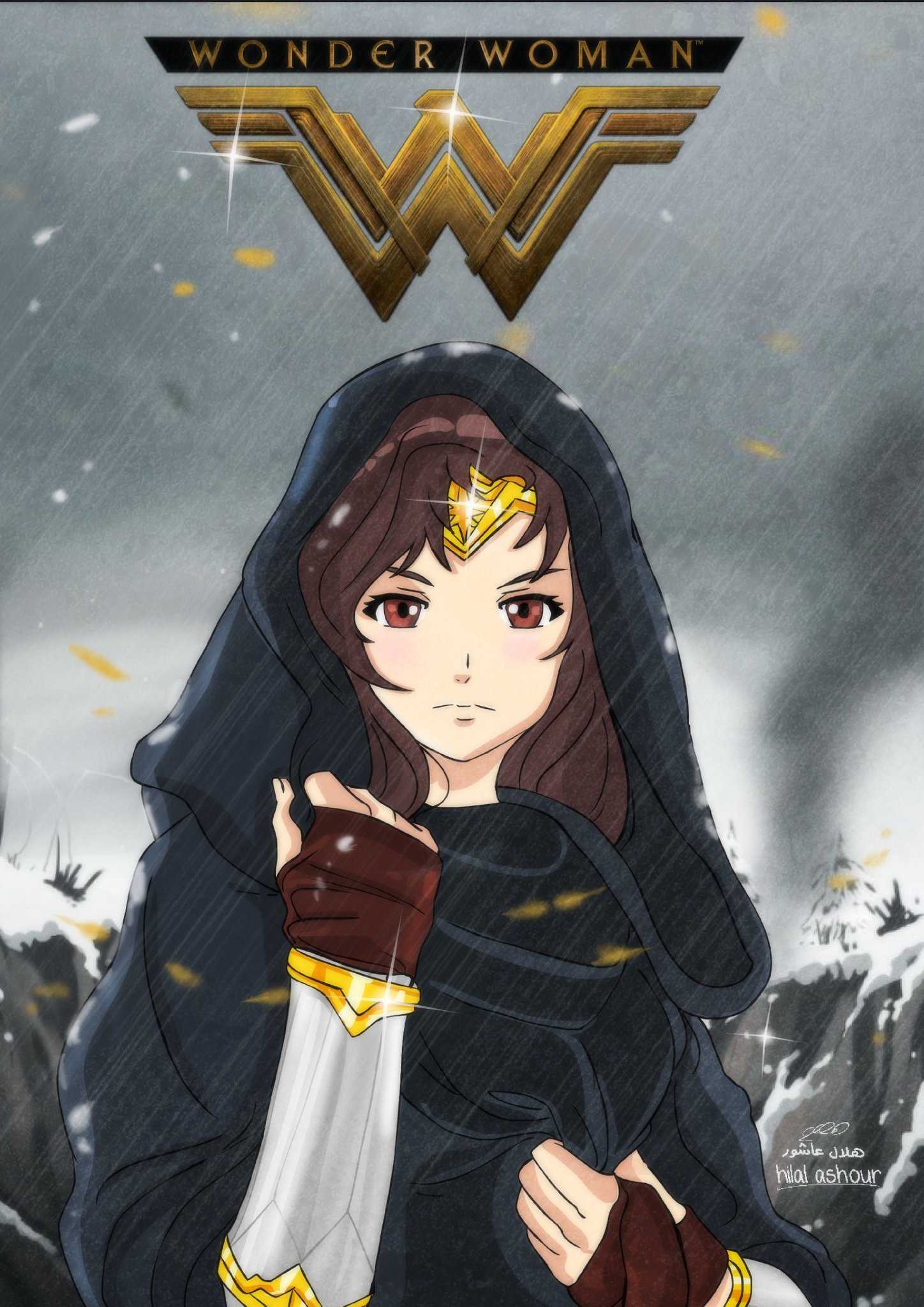 Anime depiction of wonder woman