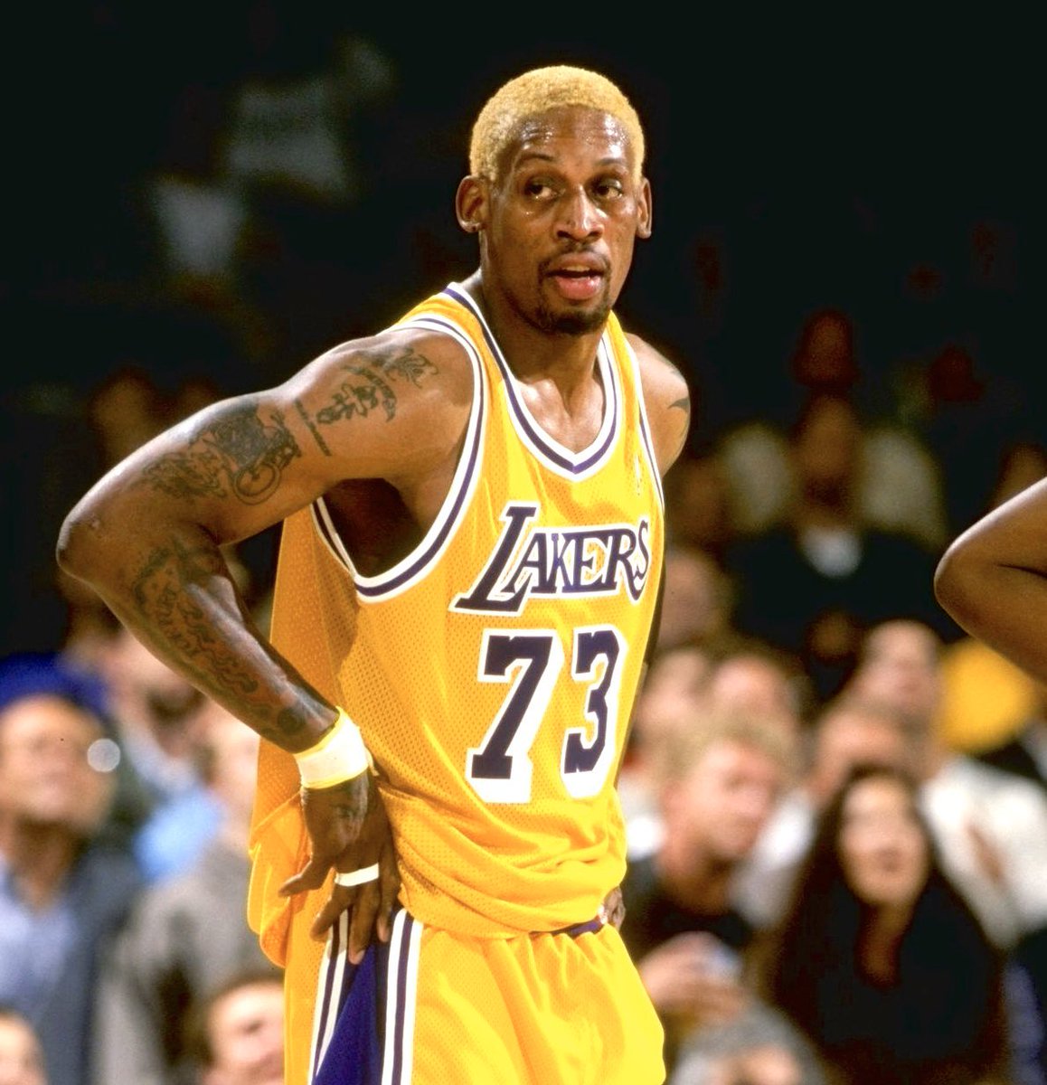 Dennis Rodman played 23 games for the Los Angeles Lakers in 1999.