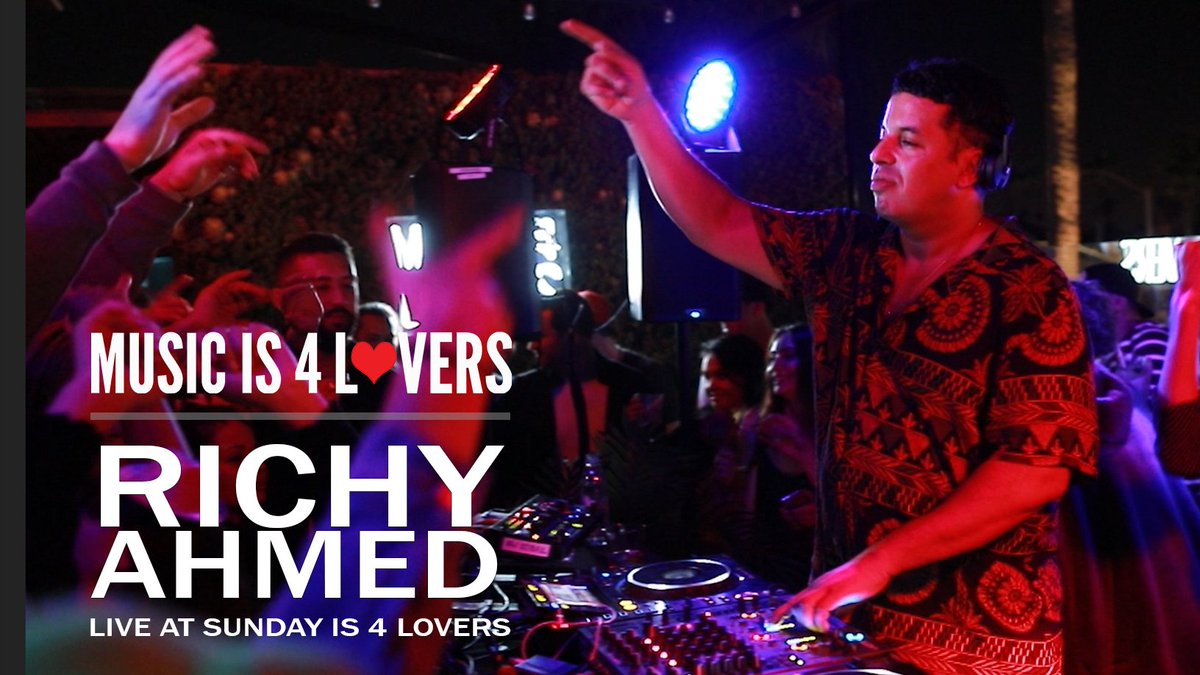 Richy Ahmed's set from Firehouse last month is streaming LIVE NOW 🎶 mailchi.mp/lovelifeparty/… 🎶