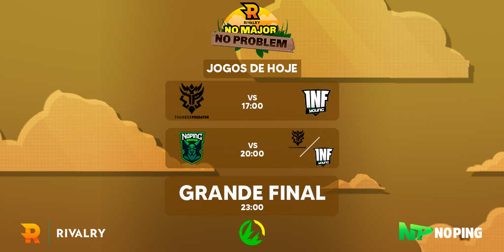 BTSBrasilTV's tweet photo. Boa tarde CLÃ!
Agora é a hora de saber quem será o grande campeão do #NoMajorNoProblem
⚡@ThunderAwakengg 🆚 @Infamous_GG👎
🦘 @NoPingEsports 🆚 a equipe que cair da parida acima⬆
Lembrando que se for fazer sua fézinha confie na @rivalrydota2
#Rivalry #NoPing #Dota2 https://t.co/I3FJHDokZP