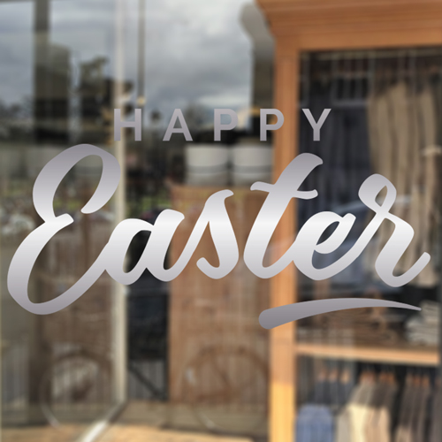 Graphics_UK's tweet image. Easy to install 'Happy Easter' self adhesive vinyl lettering. Suitable for windows, walls, board, glass - internal or external application. Every sticker is supplied with clear application tape and detailed installation instructions.
graphicsuk.com/product-page/h…
