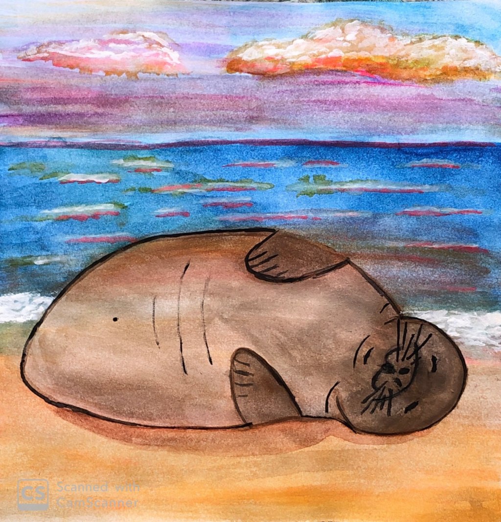 #DYK today is #InternationalDayoftheSeal! Check out today's #SundaySketch to learn about #HawaiianMonkSeals & get a dose of #ConservationOptimism thanks to the work of people like @TMMC & @NOAAFish_PIFSC! #MakeSealsFatAgain #SciArt… theethogram.com/2020/03/22/sun…