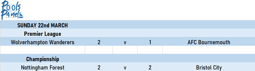 Official_HUFC's tweet image. Two games postponed today - one in the Premier League and one in the Championship.

#PoolsPanel to the rescue with the results and the subsequently updated league tables...