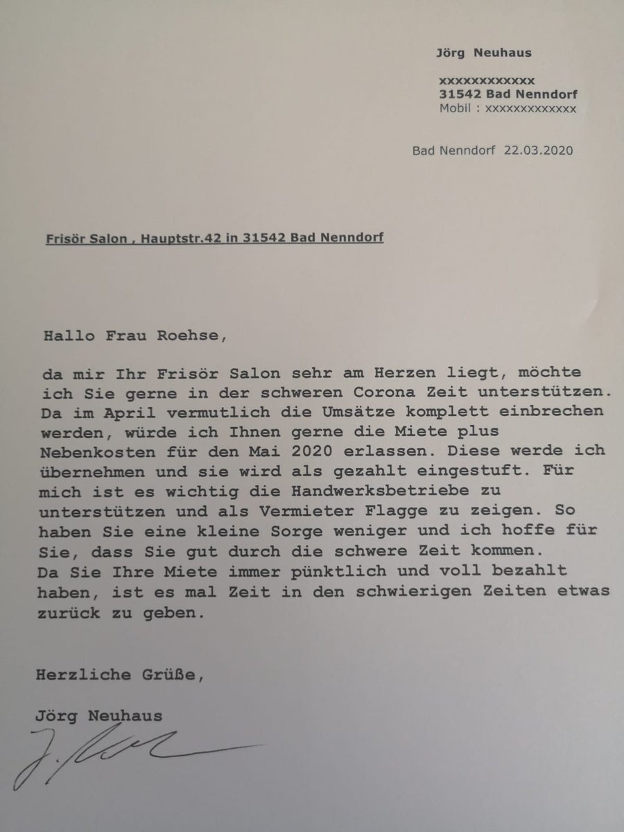 HuthKerstin's tweet photo. Das gibt es auch! Nach 2 Monaten Rückstand kündigt sowieso keiner meiner Eigentümer dem Mieter sofort. Wir reden erst einmal und suchen nach Lösungen. Manche nehmen die Lösung sogar vorweg: https://t.co/u7hOxfRANU