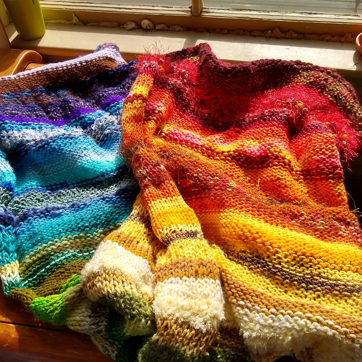 For sale! Add some sunny, snuggly, rainbow Joy to your social distancing! 

5'x4' and $300 + shipping

#supportsmallbusiness #supportlocalartists #covid_19 #artforsalebyartist #artforsaleonline #artforsale #blanket #rainbow #cozy #cozyliving #cozyvibes #MutualAid