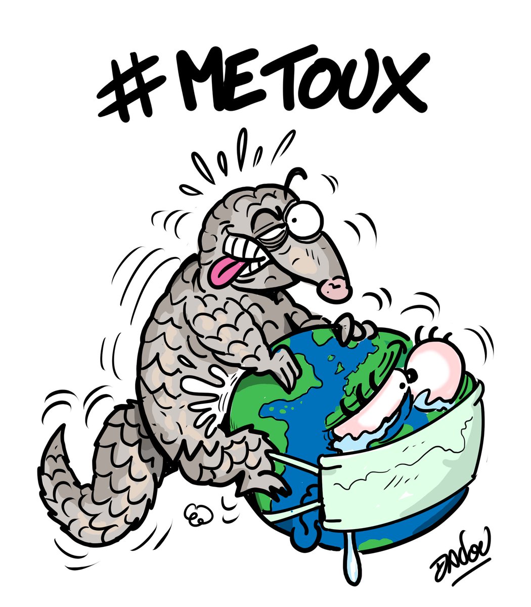 dadoubd's tweet photo. Le # du moment
#Metoux by #Dadou ✍🏻

#confinement #COVID19fr #COVID19 #coronavirus #COVIDー19 #pangolin #metoo #world #Covid19World #RESTEZCHEZVOUS #monde #ResterChezVous #ensemblealamaison #RestezChezVousBordel https://t.co/BlHe6b8Fnj