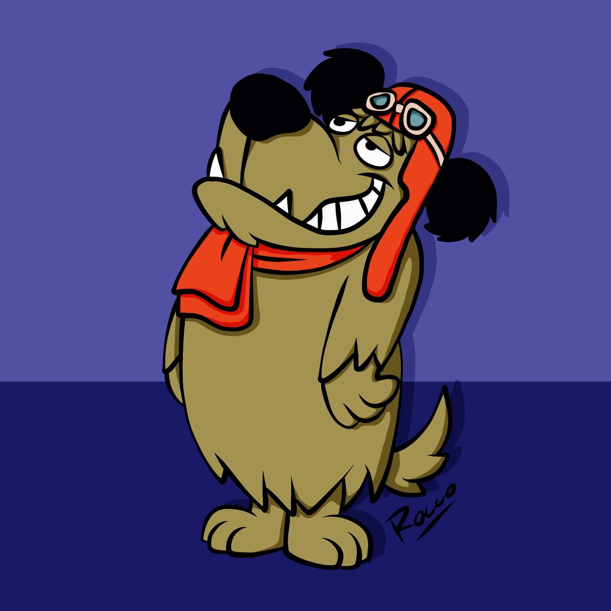 RoccoSupreme's tweet photo. Who’s your favorite cartoon sidekicks?
#Muttly was pretty dastardly. https://t.co/o0mQc3aayy