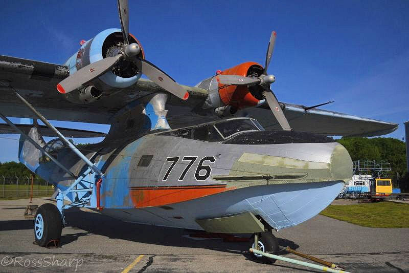 GRossSharp's tweet photo. PBY-5A/OA-10A Catalina #SanfordSeacoastRegional #KSFM #WW2 @seaplaneguy @seaplanetalk @HarbourAirLtd @silentseawolf #Maine #USA Please support https://t.co/QQeTzEsEMV Thank you! https://t.co/vToVKUZkNB