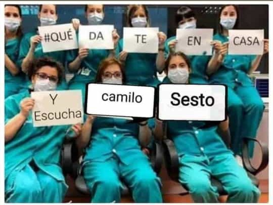 Quédate en Casa #quedatacasa #QuedateEnCasa #UnidosContraElCoronavirus #losuperaremos #COVIDー19 #coronavirus #camilosesto #camiloeterno