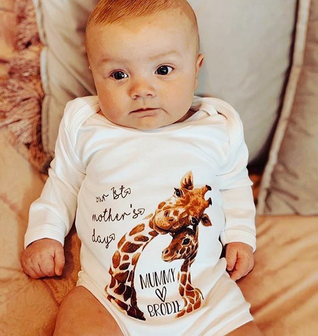 love_upuk's tweet photo. Such a terrifying time at the moment, we wanted to share something happy! Look at baby Brodie in his personalised 1st Mother’s Day bodysuit ❤️🦒Photo from @beingwithbrodie ...Tag us in your photos to have a chance of being featured on our page #staysafe https://t.co/5j9UquJgW2