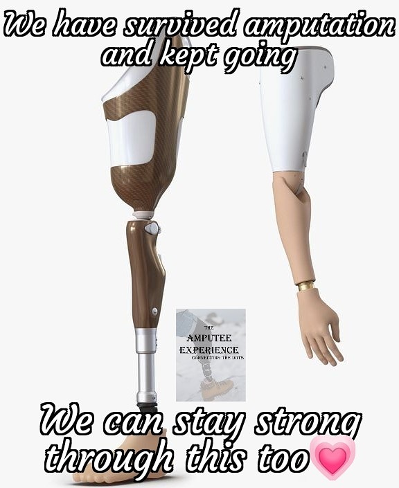 anputee's tweet photo. #amputee #ampstrong #copingskills #anxiety #warriors #CoronavirusUSA #SocialDistancing https://t.co/YV96pVPAzl