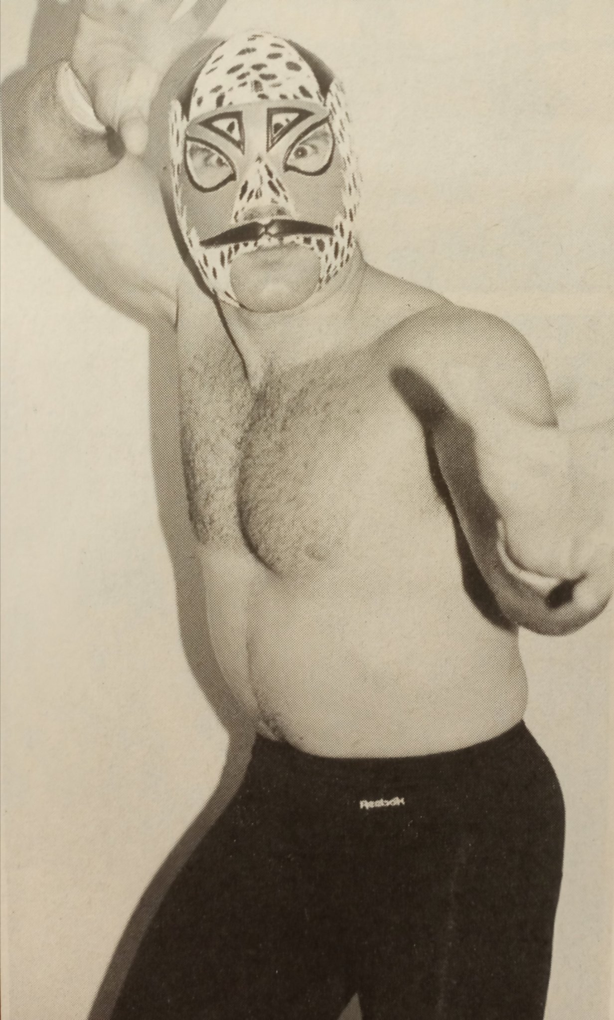 Rasslin' History 101 on Twitter: "The late Ted Petty(the future Rocco Rock)  as the masked Cheetah Kid,circa-1990.Cheetah Kid was one of the best  high-flyers on the independent circuit for years before finding