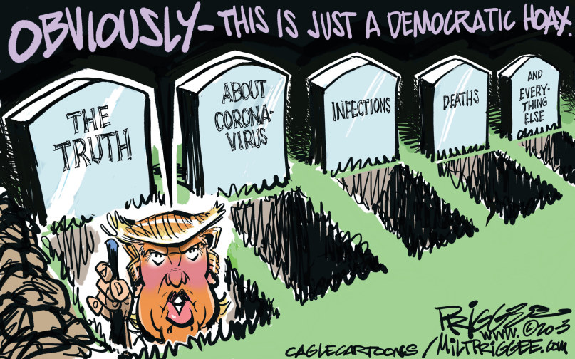 KCDP_D7's tweet photo. @ziggily Perhaps it will take his inept, tone-deaf response to this global pandemic to finally shine the light of incompetence on this #Gr8AmericanCon . We can't take another 4 yrs. of this madness.
#VoteBlue2020 #4YourHealth #4OurDemocracy
#Resist the #TrumpKleptocracy #FBR https://t.co/ctb1HbiQq9
