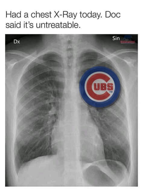 #cubs #cubsessed #iamcubsessed #chicagocubs #chestxray
